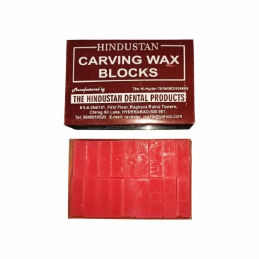 Hindustan Carving Wax Block Red Hindustan Carving Wax Block Red