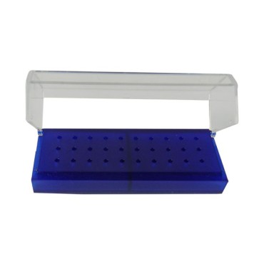 30 Holes Dental Plastic Disinfection Drill Holder Sterilizer Bur Box 30 Holes Dental Plastic Disinfection Drill Holder Sterilizer Bur Box