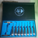 10-Piece Dental Root Elevator Set – Surgical Extraction Kit