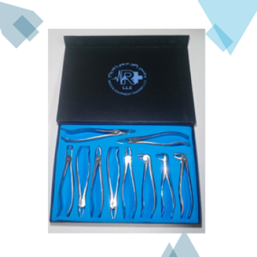 10-Piece Dental Extracting Forceps Set – Professional Tooth Extraction Kit