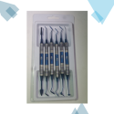 6-Piece Dental Composite Filling Instrument Set – Restoration Spatula Kit